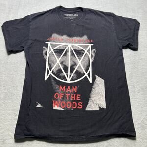Justin Timberlake T-Shirt Mens Med. Man Of The Woods Concert Tour Tee